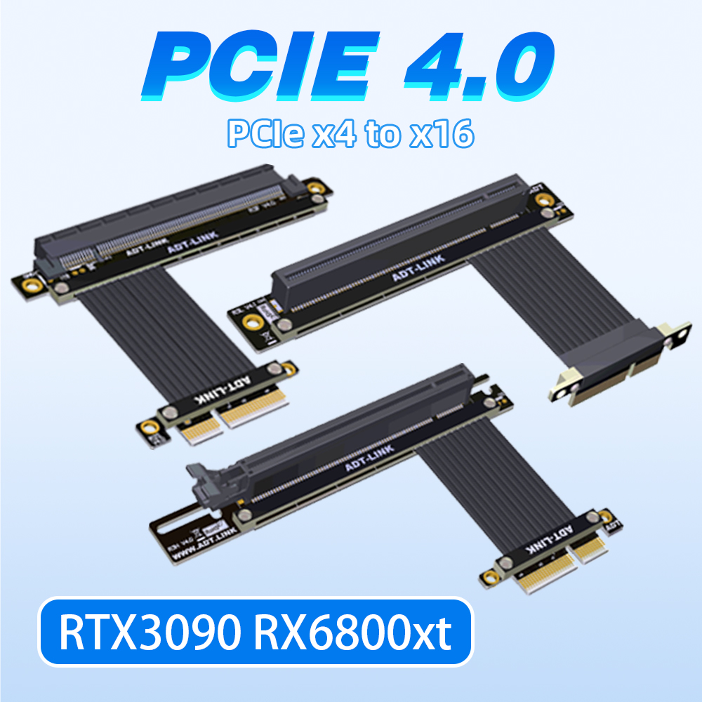 Pcie 4.0 X16 Riser Cable 90 Degree - Pojedynczy podwójny 90 stopni kątowy kabel