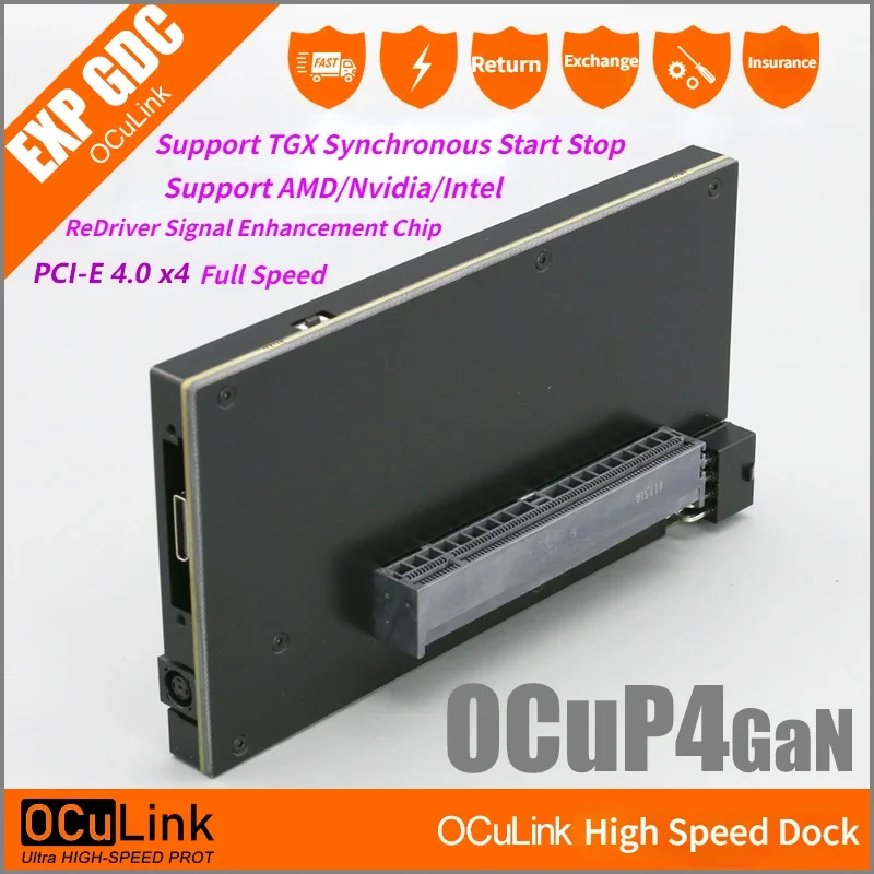 External Gpu Dock Pcie 4.0 Oculink - Obudowa OCuP4GaN OCuLink GPU Dock z