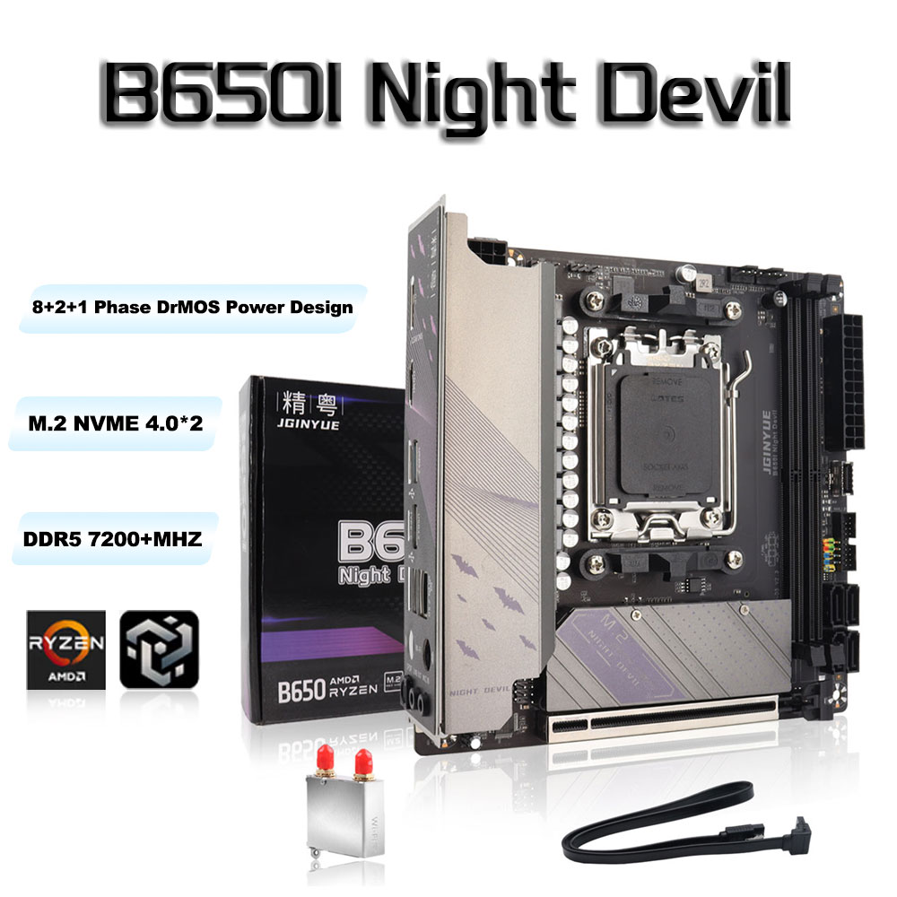 B650 Itx Motherboard Wifi - Płyta główna JGINYUE B650 ITX DDR5