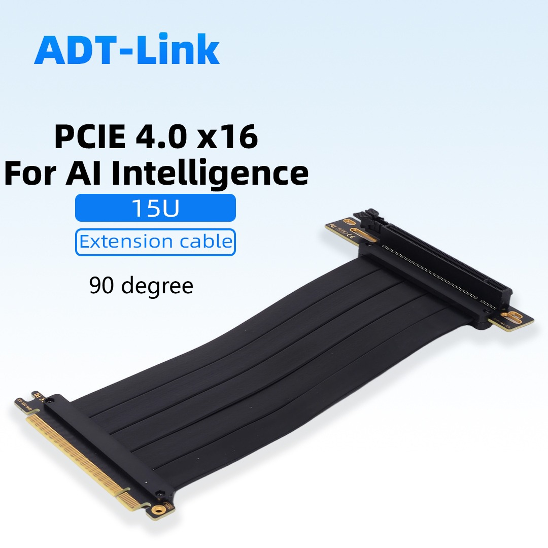 Pcie 4.0 X16 Riser Cable 90 Degree - Kabel przedłużający do karty graficznej PCIE