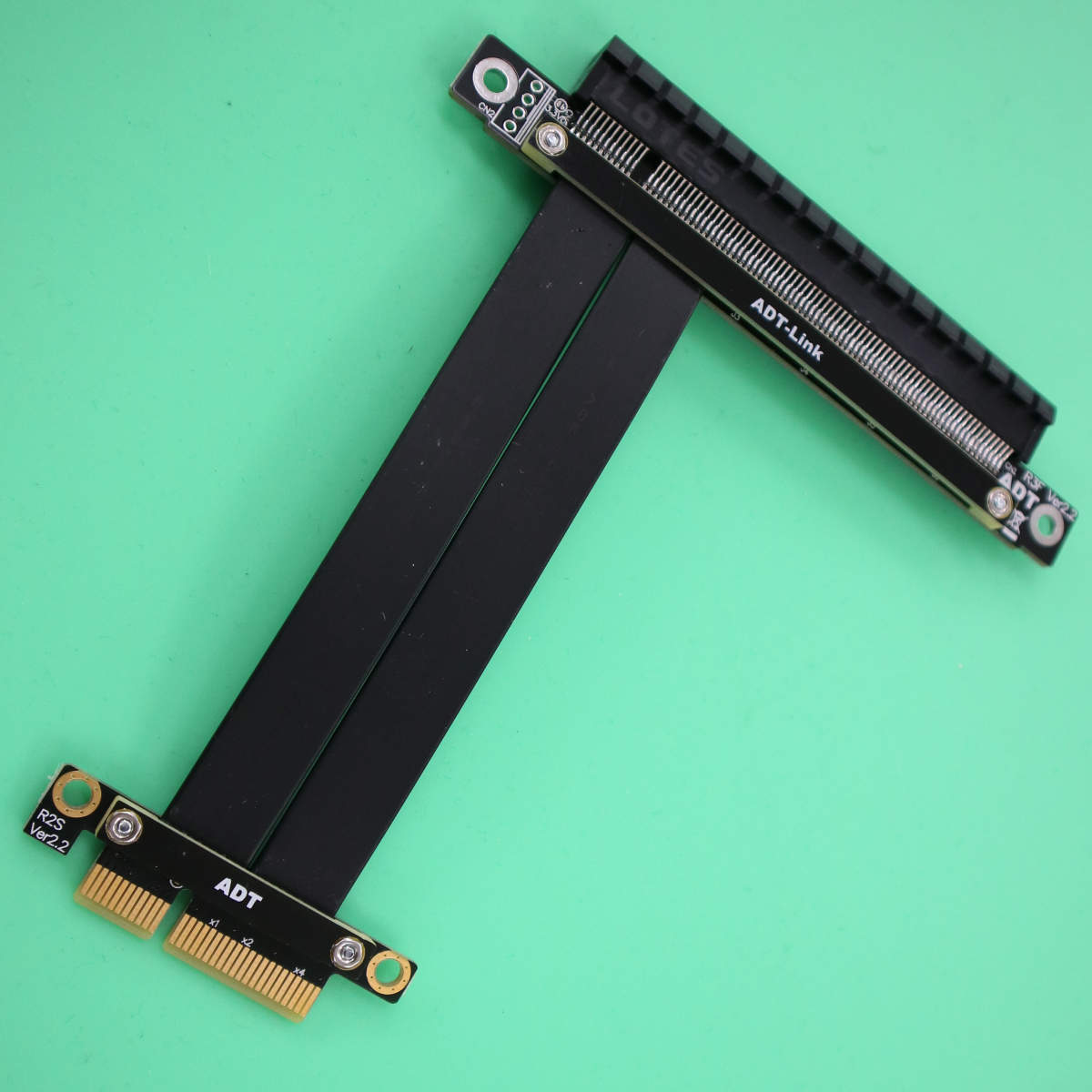 Pojedynczy podwójny 90 stopni  – Pcie 4.0 X16 Riser Cable 90 Degree recenzja i cena
