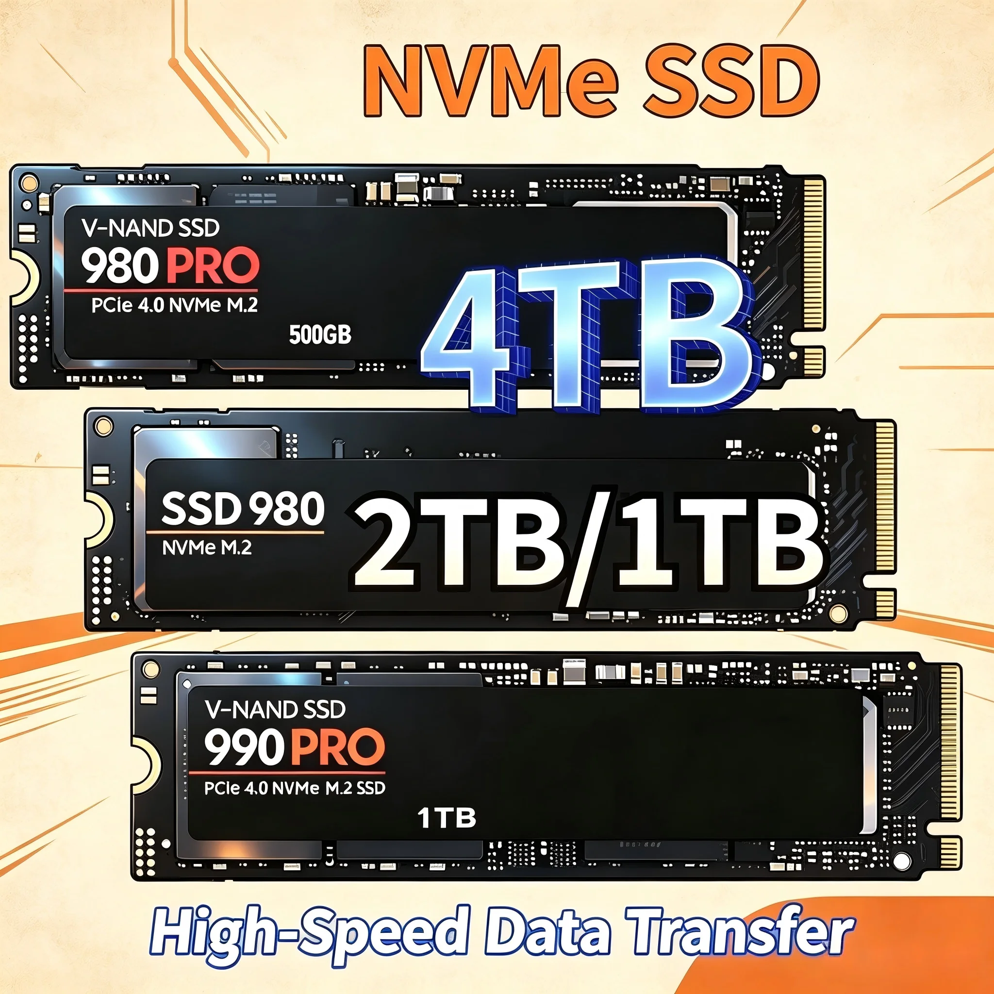 Oryginalny dysk SSD 980Pro 990 – M.2 Nvme 4Tb Pcie 4.0 Ssd recenzja i cena