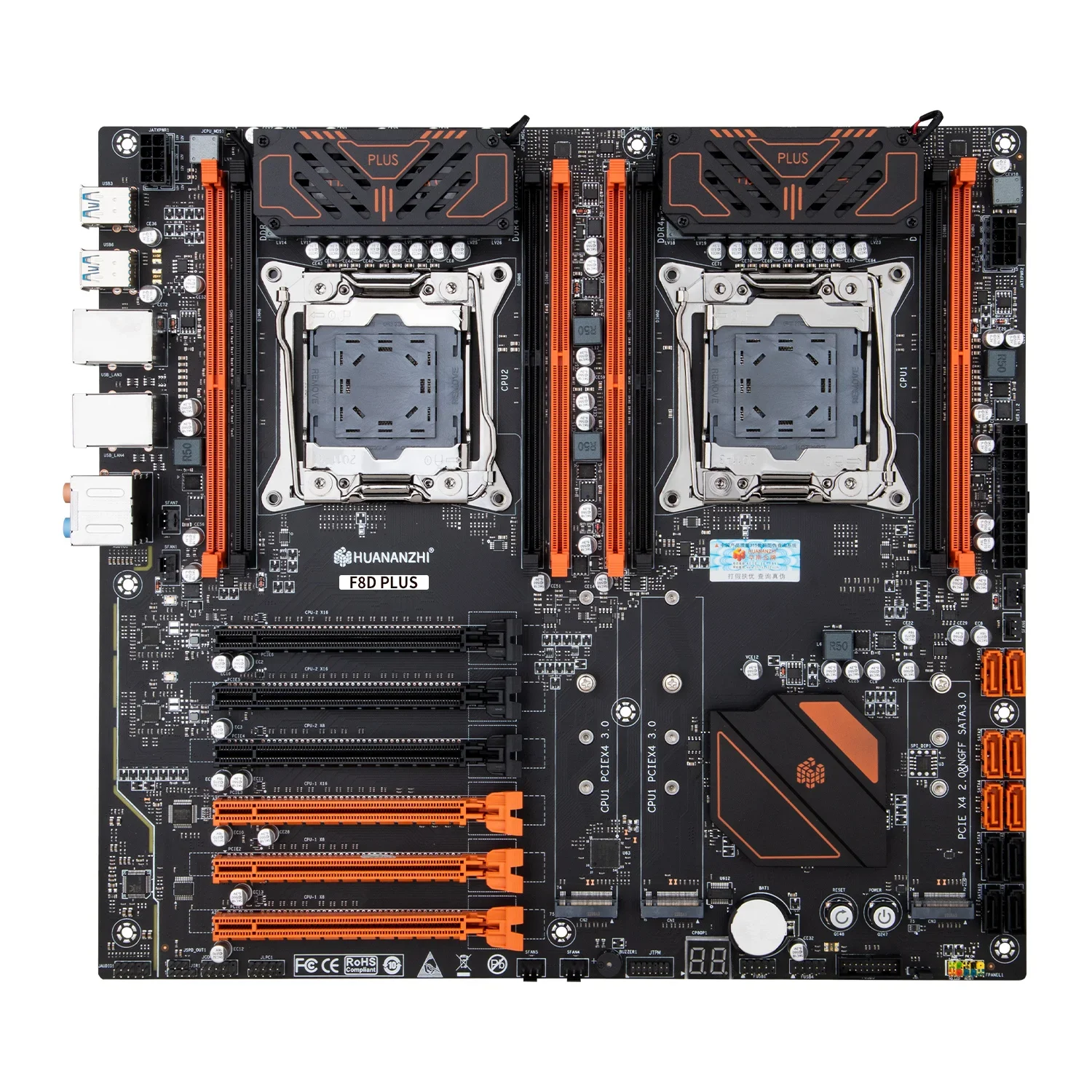 HUANANZHI X99 F8D PLUS Zestaw  – X99 Dual Cpu Motherboard Combo recenzja i cena